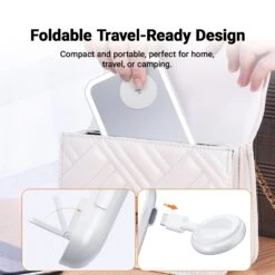 Kleva 3-in-1 Mirror Wireless Charger For Apple With Dual LED Lighting Modes - Kleva Range -Home Living Store 3 in 1 Mirror Charger Thumbnail 06