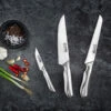 # KlevaCut® Master Series 3pc Knife Set - Kleva Range -Home Living Store 3pc Knife Dark Lifestyle 01