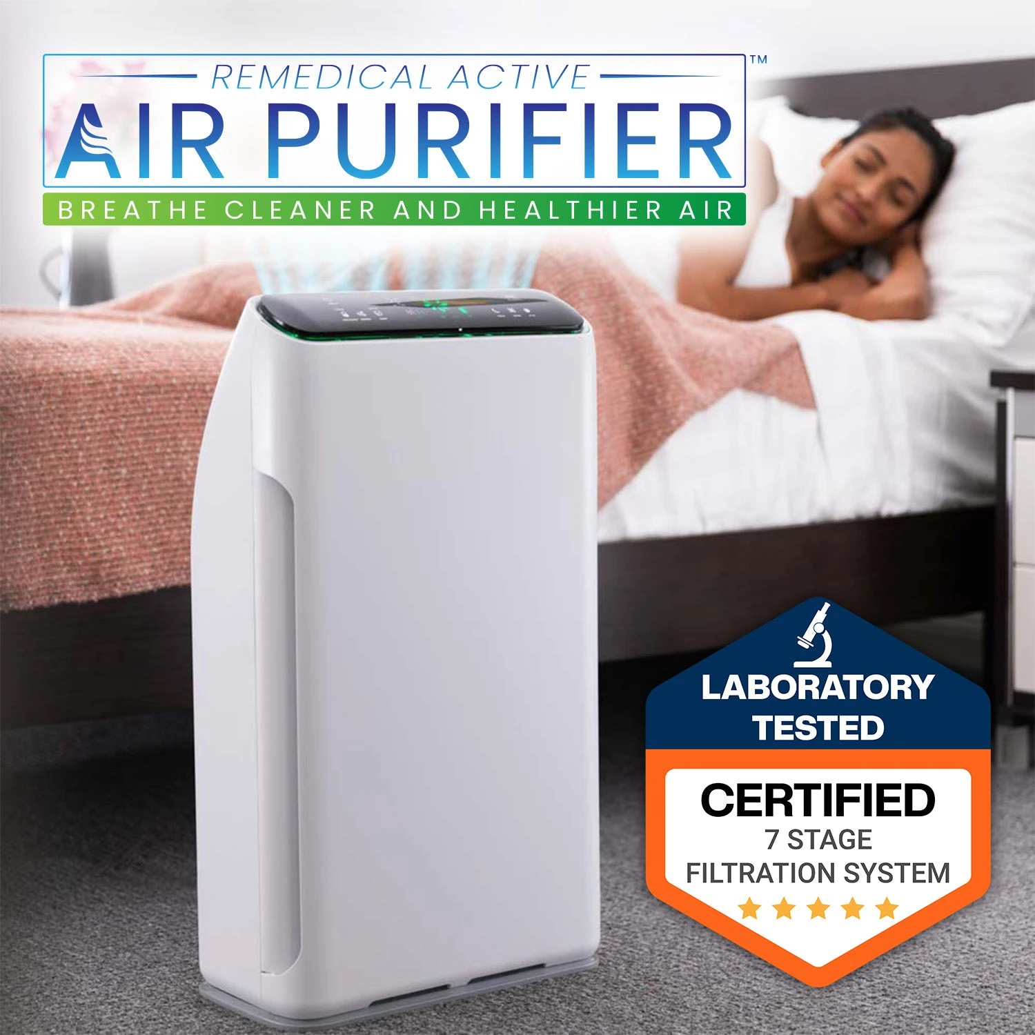 Remedical® Active Air Purifier Removes Odours, Dust, And More - Kleva Range 5 Remedical® Active Air Purifier Removes Odours, Dust, And More - Kleva Range - Image 3
