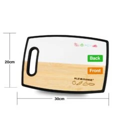 Large Double Sided Chopping Board - No More Cross Contamination - Kleva Range -Home Living Store BambooChoppingBoardSmall03 a67d3082 7560 438a b7c8 0f5f2fc0e8eb