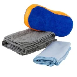 Non-Scratch 3pc Car Cleaning Set - Wash, Dry & Polish Your Cars Interior & Exterior - Kleva Range 19 Non-Scratch 3pc Car Cleaning Set - Wash, Dry & Polish Your Cars Interior & Exterior - Kleva Range -Home Living Store CarCleaningKit3pcTransparent02