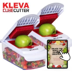 Kleva Cube Cutter - Slice, Dice, & Chop With A Compact Vegetable Cutter Buy 1 Get 1 FREE - Kleva Range
