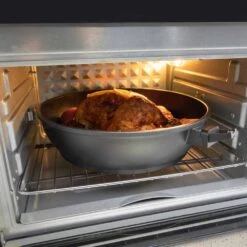 Diamond Earth® 28cm Deep Pan With Detachable Handle - Kleva Range -Home Living Store DeepPanwithDetachableHandleLifestyle 12