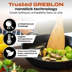 Diamond Earth® Premium Cookware 7pc Set With Superior Non-Stick Coating + FREE Steamer + E-BOOK - Kleva Range -Home Living Store DiamondEarth New Thumbnails 03 8ca50279 38bc 471f 91e9 cd42b218d4e4