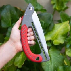 Foldable Pruning Saw - Tough High Carbon Steel Blade With Triple Bevel Teeth - Kleva Range -Home Living Store FoldablePruningSawLifestyle02
