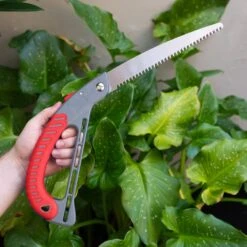 Foldable Pruning Saw - Tough High Carbon Steel Blade With Triple Bevel Teeth - Kleva Range -Home Living Store FoldablePruningSawLifestyle04
