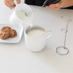 Kleva Frothing Wand - Create Cafe Style Coffees At Home! - Kleva Range -Home Living Store FrothingWandLifestyle01