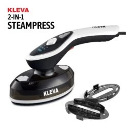Kleva® 2-in-1 SteamPress Handheld 1500W Clothes Steamer & Garment Iron + Bonus Travel Bag - Kleva Range