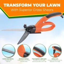 Rotating Grass Shears - Precision Gardening Made Easy - Kleva Range -Home Living Store GrassShears Thumbnail 04