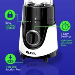 Health Hurricane GO™ Personal Blender With 700ml Bottle - Blend & Go Smoothies Anywhere - Kleva Range -Home Living Store HealthHurricaneGosdesignthumbnails