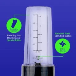 Health Hurricane GO™ Personal Blender With 700ml Bottle - Blend & Go Smoothies Anywhere - Kleva Range -Home Living Store HealthHurricanedesignthumbnails 10