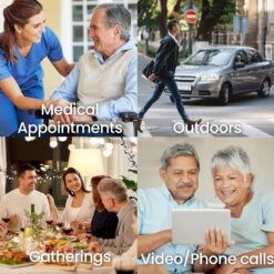 Kleva HearClear Mini Rechargeable Hearing Sound Amplifier + FREE Zoom Vision - Kleva Range -Home Living Store HearClear B W Thumbnails 4