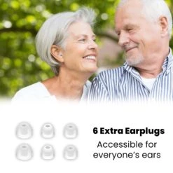 Kleva HearClear Mini Rechargeable Hearing Sound Amplifier + FREE Zoom Vision - Kleva Range -Home Living Store HearClear B W Thumbnails 7