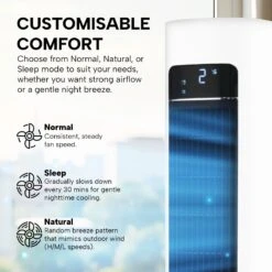 Kleva® Ice Tower Fan – Electric Bladeless Portable Air Cooling Fan - Kleva Range -Home Living Store Ice tower thumbnails 09