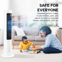 Kleva® Ice Tower Fan – Electric Bladeless Portable Air Cooling Fan - Kleva Range -Home Living Store Ice tower thumbnails 10