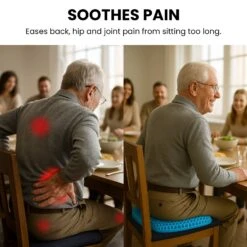 KLEVA® Easy Seat - Comfortable & Supportive Soft Cooling Gel Cushion Sitter - Kleva Range -Home Living Store Kleva Easy Seat thumbnail 03.2