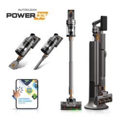 KRAPOF® Auto Clean Power Q3 Stick Vacuum With Self-Emptying System - Kleva Range