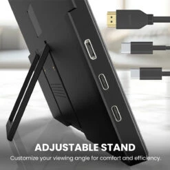 Kleva Portable 15.6" Screen Extender Portable Monitor For Laptop, PC, MacBook, Switch & IPhone - Kleva Range -Home Living Store Laptop Extender Stand Thumbnail 03