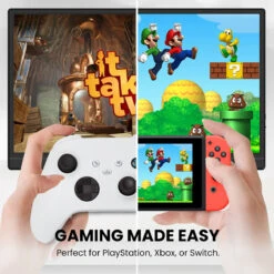 Kleva Portable 15.6" Screen Extender Portable Monitor For Laptop, PC, MacBook, Switch & IPhone - Kleva Range -Home Living Store Laptop Extender Stand Thumbnail 05