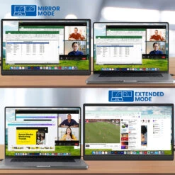 Kleva Portable 15.6" Screen Extender Portable Monitor For Laptop, PC, MacBook, Switch & IPhone - Kleva Range -Home Living Store Laptop Extender Stand Thumbnail 13