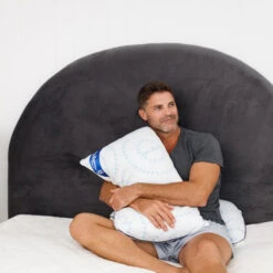 Super Sleeper Pro Adjustable Every Comfort Pillow With Cooling Technology - TV Double Offer! - Super Sleeper Pro -Home Living Store Man holding an Every Comfort Pillow