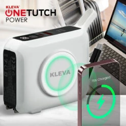 Onetutch PowerPlus 4-in-1 MagSafe Power Bank & Laptop Travel Charger With 3 Adapter Plug - Kleva Range -Home Living Store OneTutchLaptopChargerdesignthumbnails 01