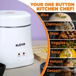 KLEVA® One Button 10-in-1 Cooker TV Special + BONUS Gifts + FREE Recipe EBook - Kleva Range -Home Living Store One Button Cooker Designed Thumbnail 01 1
