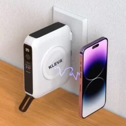 Onetutch PowerPlus 4-in-1 MagSafe Power Bank & Laptop Travel Charger With 3 Adapter Plug - Kleva Range