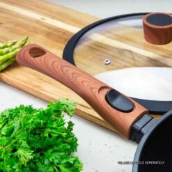 Diamond Earth® 28cm Deep Pan With Detachable Handle - Kleva Range -Home Living Store Pan Thumbnails Disclaimer 01