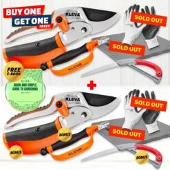 Kleva Quality Pruners Gardening Set Buy 1 Get 1 FREE WHILE STOCKS LAST - Kleva Range