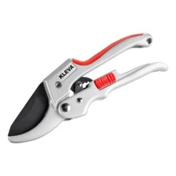 Quality Ratchet Pruning Shears With Easy Grip Squeeze & Release Handles - Kleva Range -Home Living Store RachetPruningShearsTransparent02