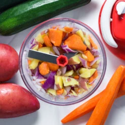 Rapid Chop PRO - Dual Speed, Food Chopper & Dicer With Large Family Capacity - Kleva Range -Home Living Store RapidChopProLifestyle13