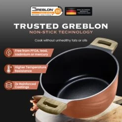 NEW Red Earth™ Premium Cookware 7pc Set + Mighty Mix™ 3-in-1 Blender Set + FREE E-BOOK - Kleva Range -Home Living Store RedEarth Designed Thumbnail 08 54c1f443 3fde 48bc b1f7 f6af972668a9