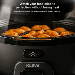 Kleva® Spin Crisp Rotating Digital Air Fryer 6L - 360° Auto Rotating Cooking - Kleva Range -Home Living Store Rotating Crisp Air Fryer Thumbnail 01 1200x1200px
