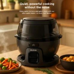 Kleva® Spin Crisp Rotating Digital Air Fryer 6L - 360° Auto Rotating Cooking - Kleva Range -Home Living Store Rotating Crisp Air Fryer Thumbnail 02 1200x1200px 0815e571 8884 4e47 8f8c 2227cdb81a33