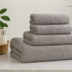 Buy 1 Get 1 FREE Luxurious Indulgence™ Premium Bath Towel Set - Wrap Yourself In Elegant Spa-Level Softness - Kleva Range -Home Living Store SSP Towel Set Thumbnail 21