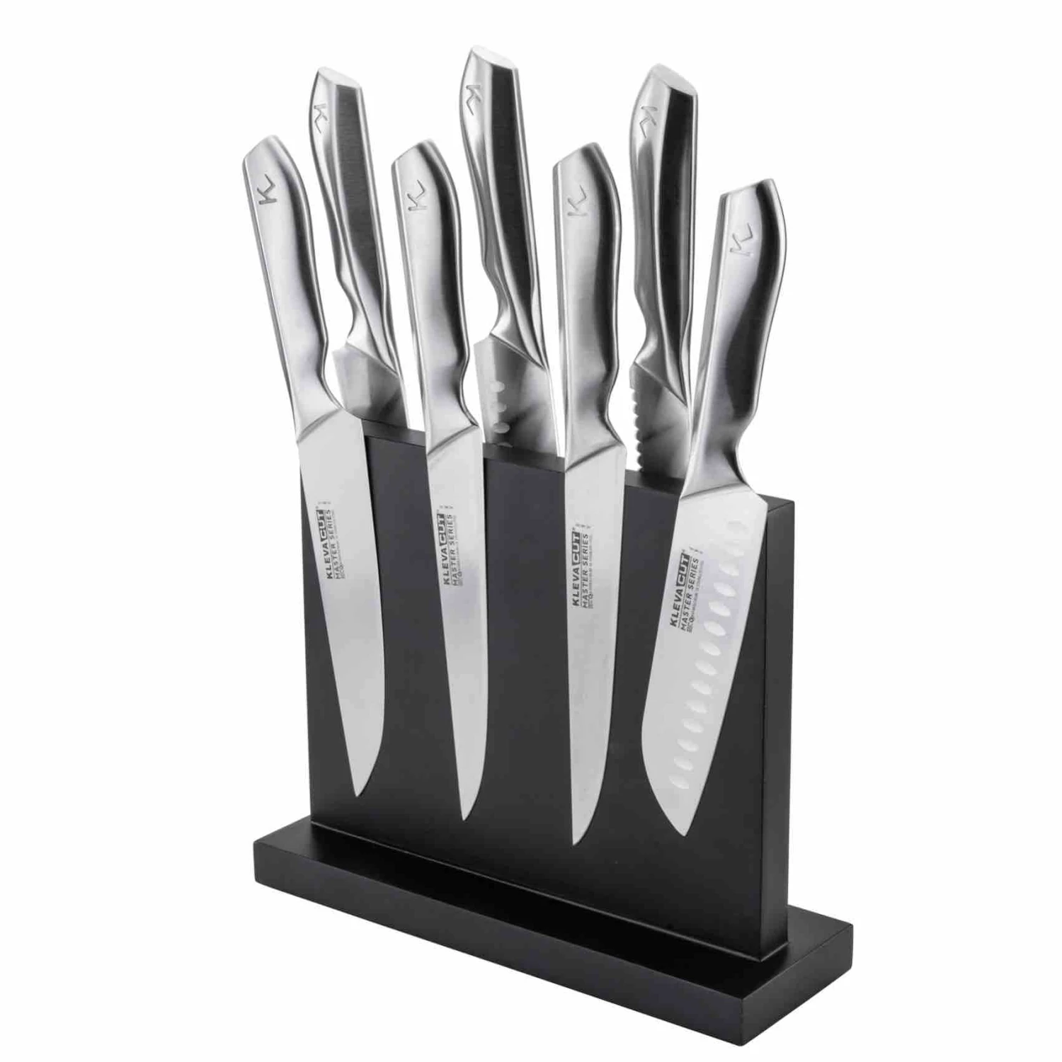 Double-sided Magnetic Knife Block Holds & Displays All Your Knives Safely & Securely! - Kleva Range 3 Double-sided Magnetic Knife Block Holds & Displays All Your Knives Safely & Securely! - Kleva Range