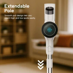 KRAPOF® Auto Clean Self Empty Slim Power Vac Cordless Stick Vacuum + Free Shipping - Kleva Range -Home Living Store Self empty vac thumbnail 01 05e225c6 6ba1 4605 8e71 4e49683934a6