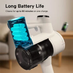 KRAPOF® Auto Clean Self Empty Slim Power Vac Cordless Stick Vacuum + Free Shipping - Kleva Range -Home Living Store Self empty vac thumbnail 04 208237e1 7e91 470d a1fa f25db8974dcb