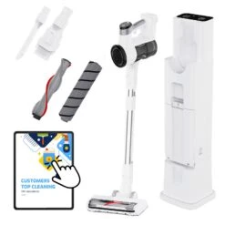 KRAPOF® Auto Clean Self Empty Slim Power Vac Cordless Stick Vacuum + Free Shipping - Kleva Range -Home Living Store Self empty vac thumbnail 08