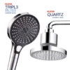 Kleva Triple Bliss Filtered Handheld/ Wall Mount Shower Head - Buy One Get One Free - Kleva Range -Home Living Store Shower Head Thumbnail 03 1200x1200px 287f51b1 b3c4 482f b533 da8a5d4e3f5d
