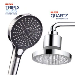 Kleva Triple Bliss Filtered Handheld/ Wall Mount Shower Head - Buy One Get One Free - Kleva Range