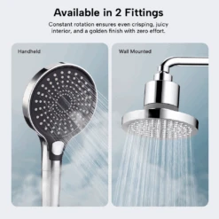 Kleva Triple Bliss Filtered Handheld/ Wall Mount Shower Head - Buy One Get One Free - Kleva Range -Home Living Store Shower Head Thumbnail 04 1200x1200px 794ca309 0e0a 4a85 8237 10f574b83163