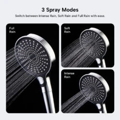 Kleva Triple Bliss Filtered Handheld/ Wall Mount Shower Head - Buy One Get One Free - Kleva Range -Home Living Store Shower Head Thumbnail 07 1200x1200px 7bf14327 208d 4fd1 8d0f 7bb32cfd677e