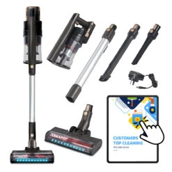 KRAPOF® Super Slim Power Vac Cordless Stick Vacuum + Extra FREE Second Battery - Kleva Range