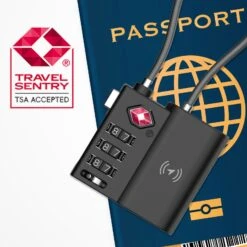 Kleva TSA LockSmart Travel Tag Bluetooth Tracker For Apple Find My + FREE Travel Tips Ebook - Kleva Range -Home Living Store SmartTag Thumbnail 07