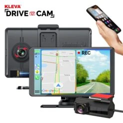 Kleva 7" SmartPlay Front & Rear Dash Cam HD Universal Touchscreen - Apple CarPlay Android Auto Wireless - Kleva Range