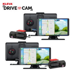 2 Pack - 7" SmartPlay Front & Rear Dash Cam HD Universal Touchscreen - Kleva Range