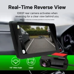 7" HD Touch Portable Kleva SmartPlay + FREE Rear Camera & Audiopods - Kleva Range -Home Living Store Smartplay 7inch rear cam thumbnail 02