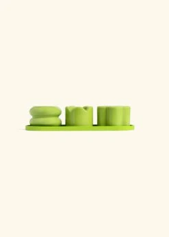 Mini Planter Trio, Lime 13 Mini Planter Trio, Lime -Home Living Store TRIO GREEN bckgrnd cream